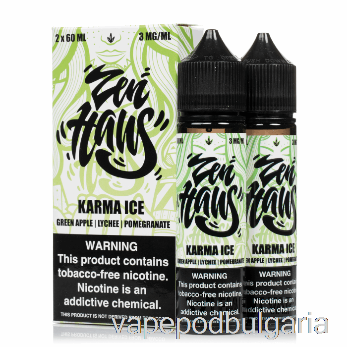 Vape Течности Karma Ice - Zen Haus - 120ml 6mg